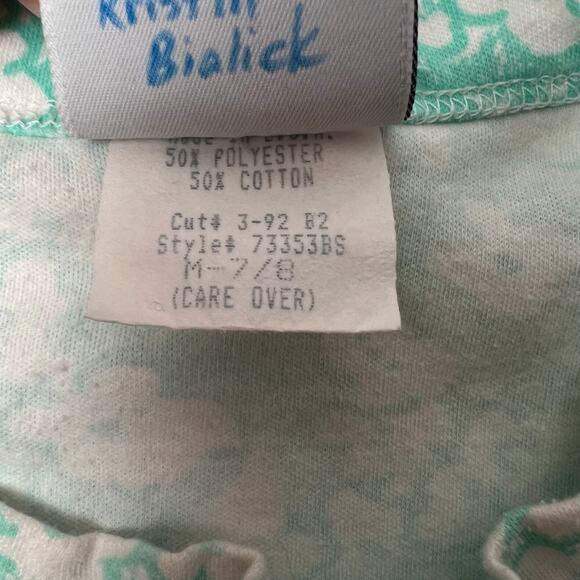 Vintage Floral Embellished Lot of 2 Shirts and Printed Shorts Girl's Size Medium - Picture 4 of 12